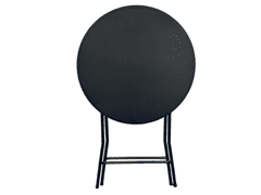 TENTino Bistro stolek koktejlový průměr 80 cm, černý
