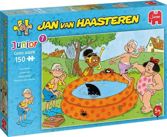 Jumbo Puzzle JvH Junior 7: Žertíky u bazénu 150 dílků