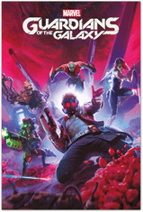 CurePink Plakát Marvel|Guardians Of The Galaxy|Strážci galaxie: Action (61 x 91,5 cm)