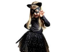Kraftika 1sada bílá černá karnevalový kostým - kočka