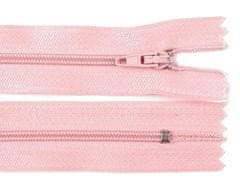 Kraftika 1ks candy pink spirálový zip šíře 3 mm délka 16 cm