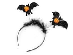 Kraftika 1ks černá netopýr čelenka do vlasů - halloween