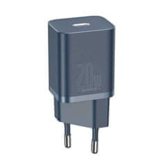BASEUS USB-C 20W PD nabíječka + USB-C - Lightning kabel 1m modrý TZCCSUP-B03 Baseus