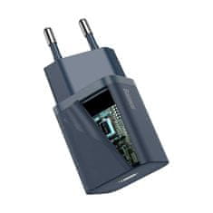 BASEUS USB-C 20W PD nabíječka + USB-C - Lightning kabel 1m modrý TZCCSUP-B03 Baseus