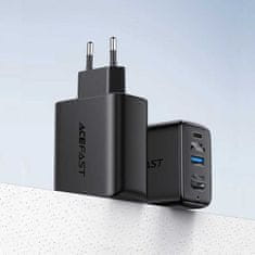 AceFast GaN A17 65W nabíječka USB-C/USB-A Sada adaptéru HDMI 4K 60Hz s kabelem - černá Acefast