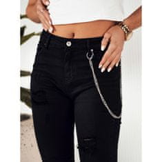 Dstreet Dámské džínové kalhoty ALEX černé uy1881 XL