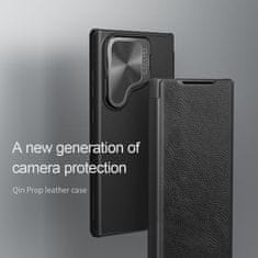 Nillkin  Qin Book Prop Pouzdro pro Samsung Galaxy S24 Ultra Black