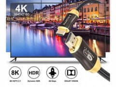 Verk 13147 Kabel HDMI 2.1, 2m 8K 60Hz 4K 120Hz