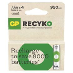 GP Nabíjecí baterie GP ReCyko 950 AAA (HR03), 4 ks