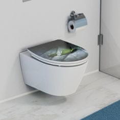 Schütte WC sedátko RAINDROP | Duroplast HG, Soft Close s automatickým klesáním a rychloupínáním ve vysokém lesku