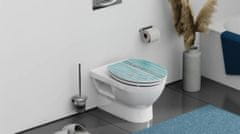 Schütte WC sedátko BLUE WOOD | MDF HG, Soft Close s automatickým klesáním ve vysokém lesku