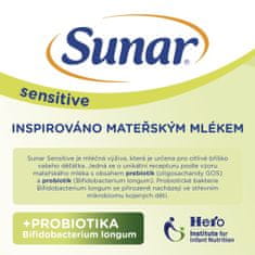 Sunar Sensitive 2, pokračovací kojenecké mléko 6 x 500 g
