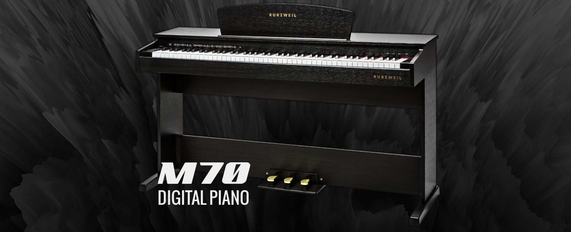  hrací digitální piano kurzweil M70 SR připojení sluchátek výborný poměr cena kvalita snadné ovládání usb port midi automatické doprovody
