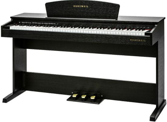 hrací digitální piano kurzweil M70 SR připojení sluchátek výborný poměr cena kvalita snadné ovládání usb port midi automatické doprovody