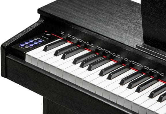  hrací digitální piano kurzweil M70 SR připojení sluchátek výborný poměr cena kvalita snadné ovládání usb port midi automatické doprovody 