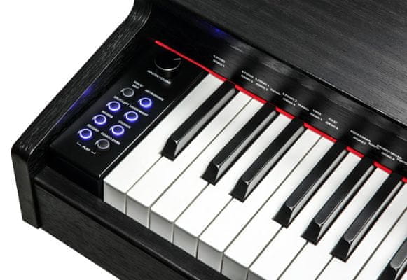  hrací digitální piano kurzweil M70 SR připojení sluchátek výborný poměr cena kvalita snadné ovládání usb port midi automatické doprovody 