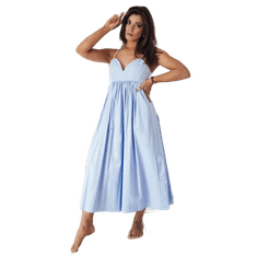 Dstreet Dámské šaty midi ELIENE modré ey2441 S