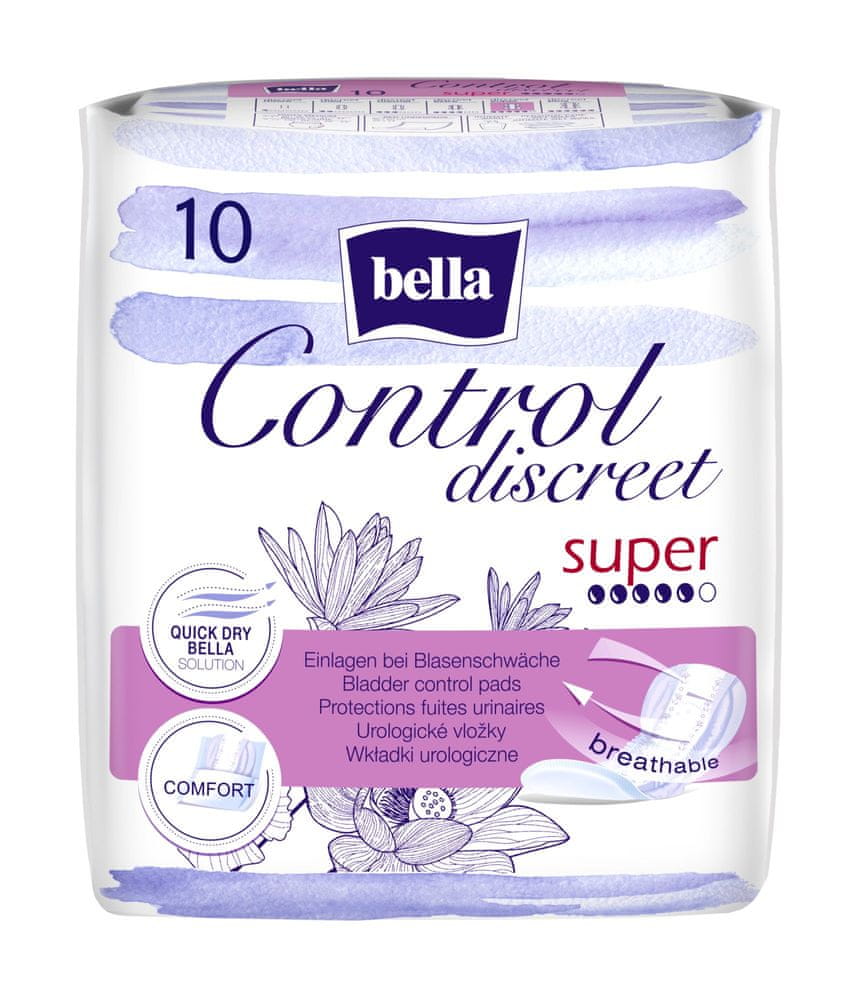 Levně Bella Control Discreet Super á 10 ks