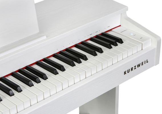  hrací digitální piano kurzweil M70 whR připojení sluchátek výborný poměr cena kvalita snadné ovládání usb port midi automatické doprovody 