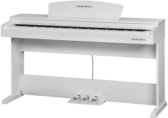 hrací digitální piano kurzweil M70 wh připojení sluchátek výborný poměr cena kvalita snadné ovládání usb port midi automatické doprovody