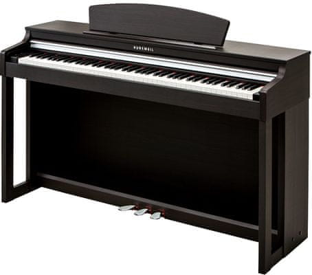 hrací digitální piano kurzweil M120 SR připojení sluchátek výborný poměr cena kvalita snadné ovládání usb port midi automatické doprovody