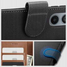 Tech-protect Wallet knížkové pouzdro na Motorola Moto G24 / G24 Power / G04, černé