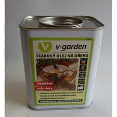 Vega Bezbarvý teakový olej sokrates V-garden 0,75l 1807570013