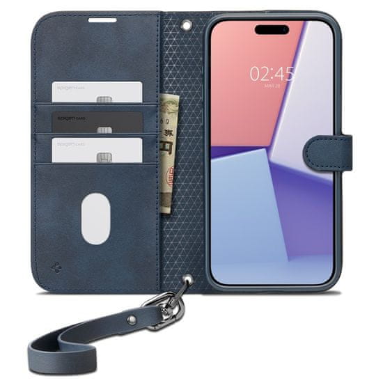 Spigen Wallet S Pro pouzdro pro iPhone 15 Pro Max Černá