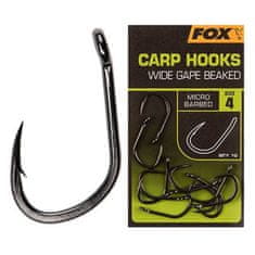 Fox Fox háčky Carp Hooks Wide Gape Beaked vel.4 10ks