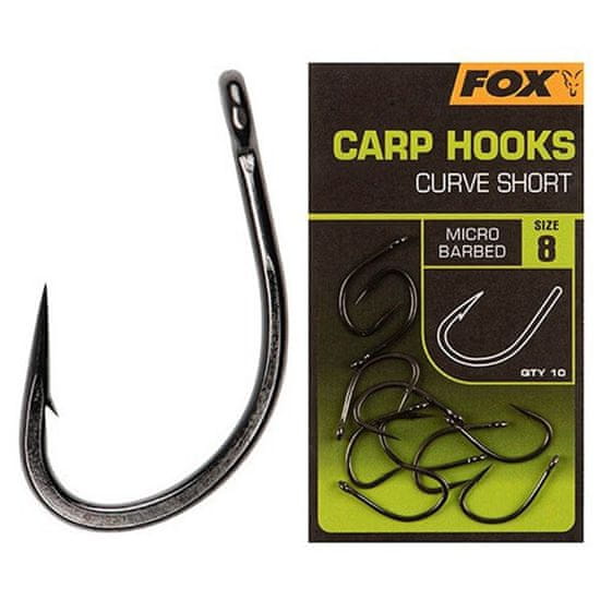 Fox Fox háčky Carp Hooks Curve Shank Short vel.6 10ks