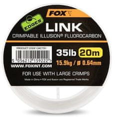 Fox Fox fluorocarbon Edges Link Illusion čirý 20m 35lb 0,64mm