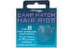 Drennan návazce Carp Match Hair Rigs Barbless 12 / 6lb