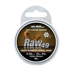 Savage Gear Savage Gear lanko RAW49 0,36mm 11kg 24lb Uncoated Brown 10m