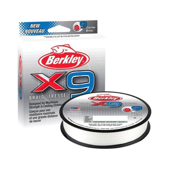 Berkley Berkley pletená šňůra X9 Fluro Crystal 150m 0,06mm 6,4kg