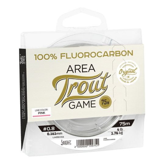 LUCKY JOHN Lucky John fluorocarbon Area Trout Game Pink Line 75m 0,283mm 5,55kg