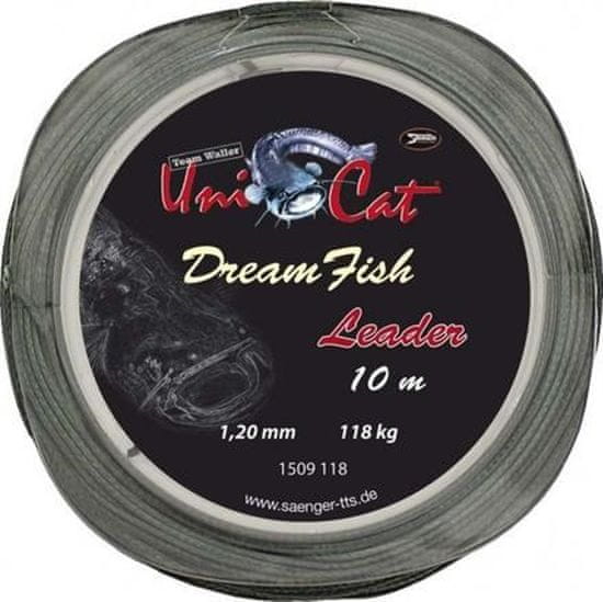 Saenger Saenger pletená šnůra Uni Cat Dream Fish Leader 1,2mm 118kg 10m