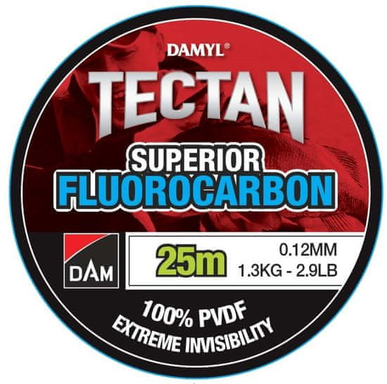 D.A.M DAM vlasec Damyl Tectan Superior Fluorocarbon 25m 0,40mm 9,9kg 21,8lbs