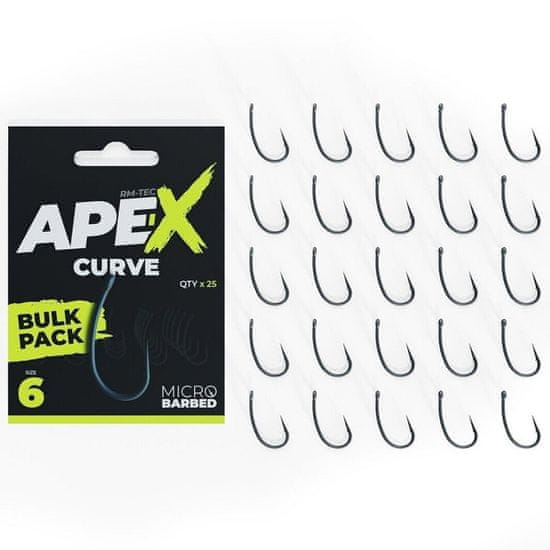 RIDGEMONKEY RidgeMonkey háčky Ape-X Curve Barbed Bulk Pack 25 ks vel.6