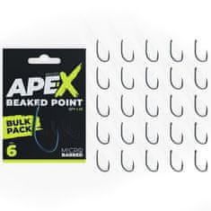 RIDGEMONKEY RidgeMonkey háčky Ape-X Beaked Point Barbed Bulk Pack 25 ks vel.6
