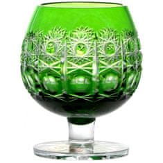 Caesar Crystal Sklenička brandy Petra, barva zelená, objem 230 ml