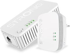 STRONG WF 1000 DUO MINI, 1x LAN, Wi-Fi, bílá, 2ks