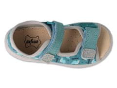 Befado dětské sandálky SUNNY 063PX011 dino, kožená stélka, lehká a pružná obuv vel. 24