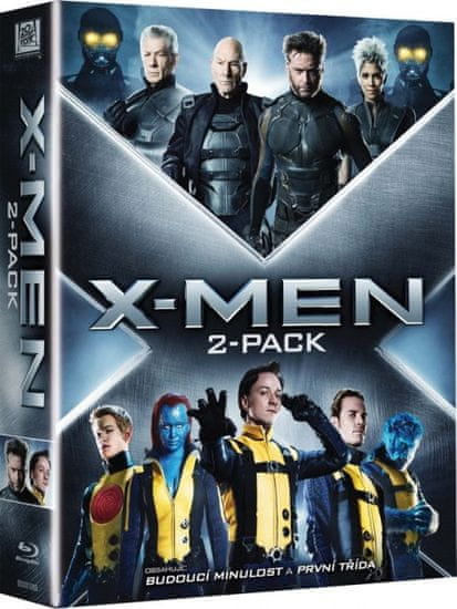 Kolekce X-Men: X-Men:První třída + X-Men:Budoucí minulost (2BD)