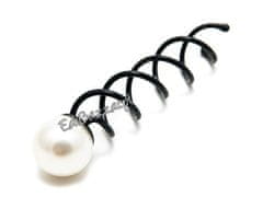 For Fun & Home Elegantní špendlíky do vlasů s perleťovou perlou, délka 6,5 cm, šířka 1 cm