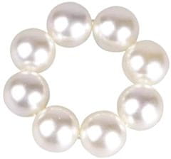 For Fun & Home Velké široké pružné perly do drdolu, elastická, univerzální velikost, 5.5 cm x 5.5 cm
