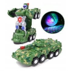 CAB Toys Robot transformer tank auto a robot 2v1