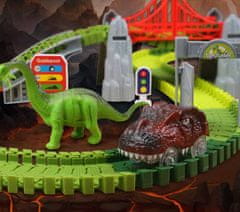 CAB Toys Dinosaur Track – Dino dráha 191 prvků – autodráha pro děti – CAB Toys