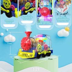CAB Toys Vláček pro děti, disko taneční hračka