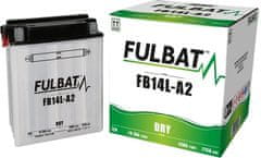 Fulbat Konvenční motocyklová baterie FULBAT FB14L-A2 (YB14L-A2) Včetně balení kyseliny 2H760773
