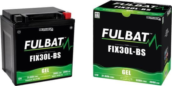 Fulbat Gelová baterie FULBAT FIX30L-BS GEL 550943